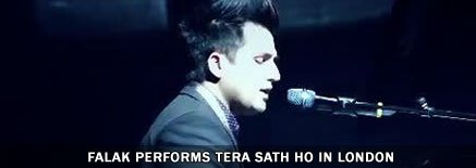 Falak performs Tera Sath in London